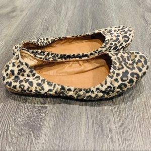 Lucky Brand Emmie Persian Leopard Print Flats 8.5